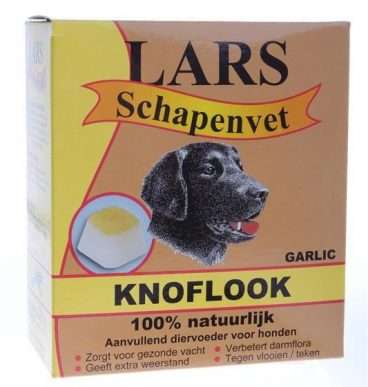 Lars Avių Taukai su Česnakais. Mitybos Gerinimui ir Imunitetui. Mini kubeliai 80vnt. mažiems šunims (265g.)