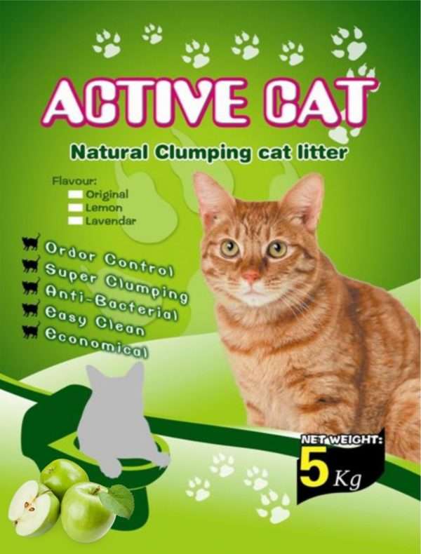 Mio Cat Litter Premium Apple - Kačių kraikas su obuolio kvapu (5kg.)