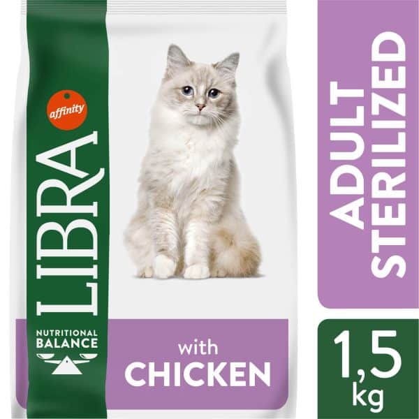 sausas maistas katems-sterilizuotoms katems-kaciu maistas