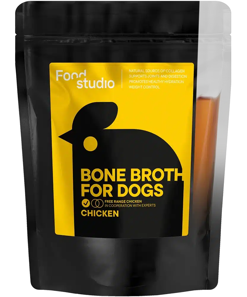 kaulų sultinys šunims-vištiena