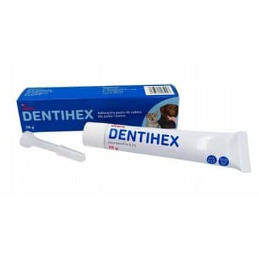 dantų pasta šunims ir katėms dentihex