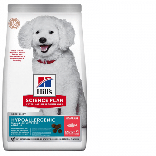 hills sausas maistas alergiškiems šunims su lašiša